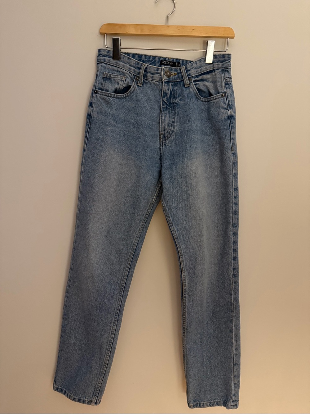 Nasty Gal Organic Light Blue Denim Jeans Size 4